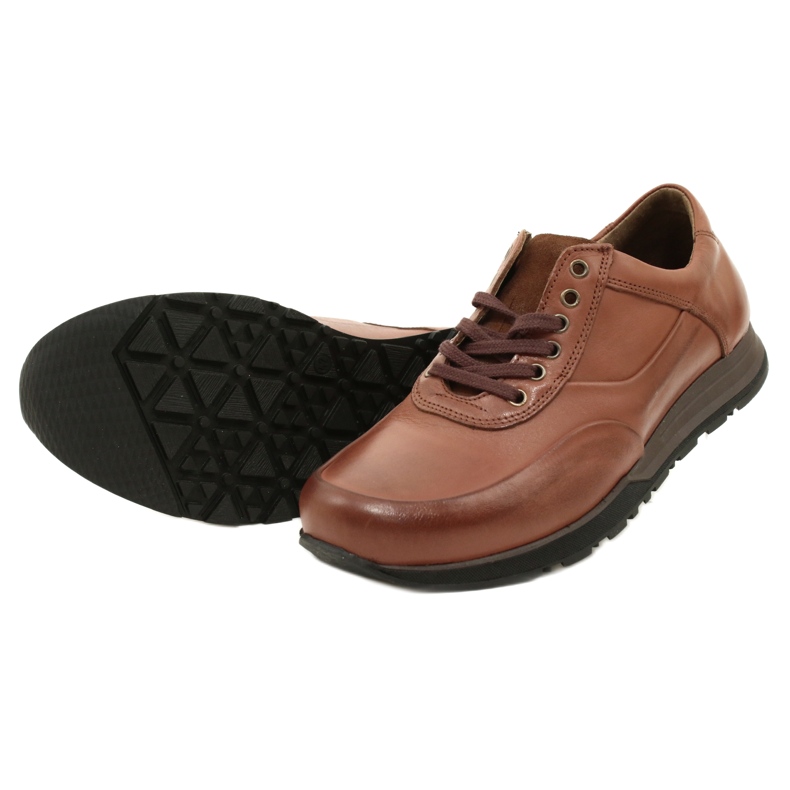Olivier Zapato casual hombre piel 902KNT marron marrón 5