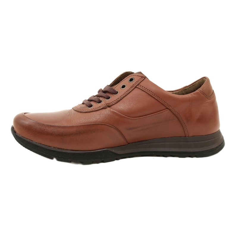 Olivier Zapato casual hombre piel 902KNT marron marrón 3