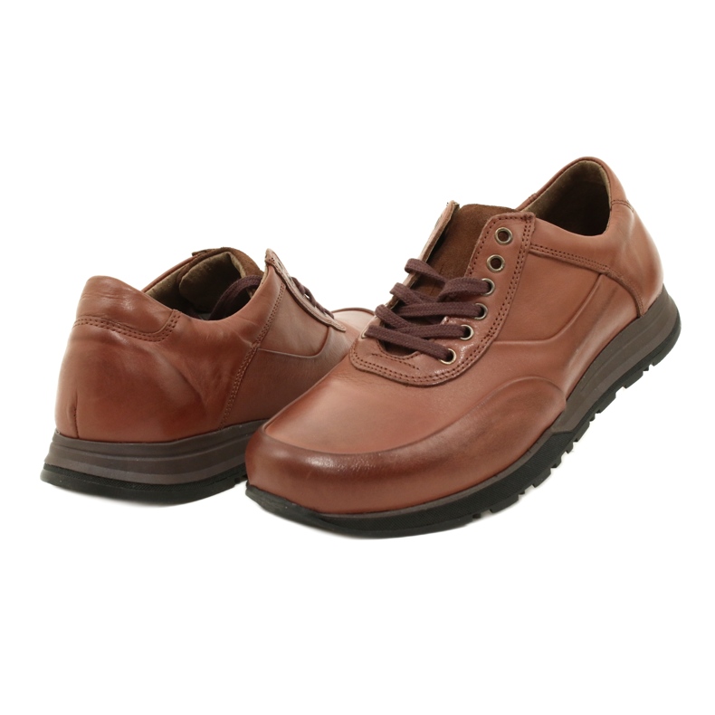Olivier Zapato casual hombre piel 902KNT marron marrón 6