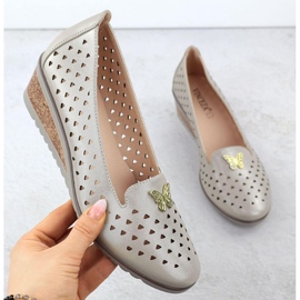 Vinceza Zapatos de Openwork en Vincez 58472 Jan359 dorado 1