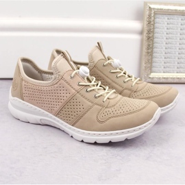 Rieker L3254-62 zapatos deportivos beige 5