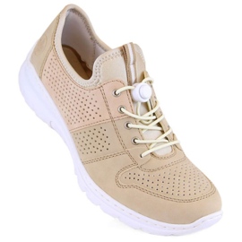 Rieker L3254-62 zapatos deportivos beige 8