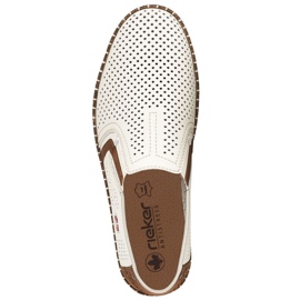 Rieker B5297-80 Zapatos de trabajo de aire blanco 8