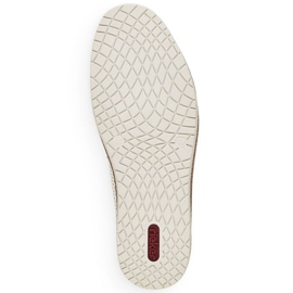 Rieker B5297-80 Zapatos de trabajo de aire blanco 9