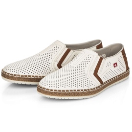 Rieker B5297-80 Zapatos de trabajo de aire blanco 11
