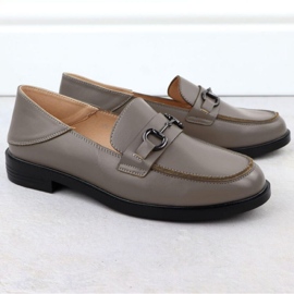 Zapatos de mocasín con una decoración Vinceza 18107 gris 2