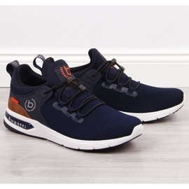 Zapatos deportivos masculinos azul marino bugatti jj153028 3