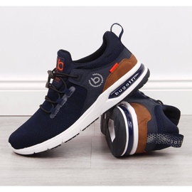 Zapatos deportivos masculinos azul marino bugatti jj153028 2