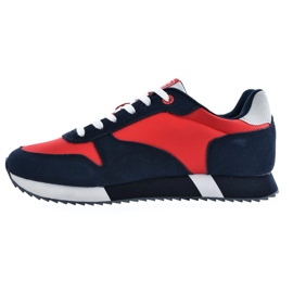 Zapatos deportivos para hombres Memory Foam Big Star LL174161 Rojo con azul marino 3