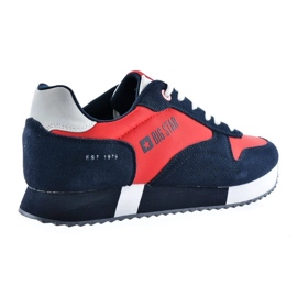 Zapatos deportivos para hombres Memory Foam Big Star LL174161 Rojo con azul marino 4