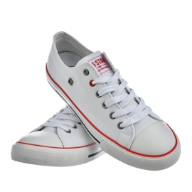 Big Star Zapatos para hombres grandes estrellas nn174301 zapatillas blancas blanco 4