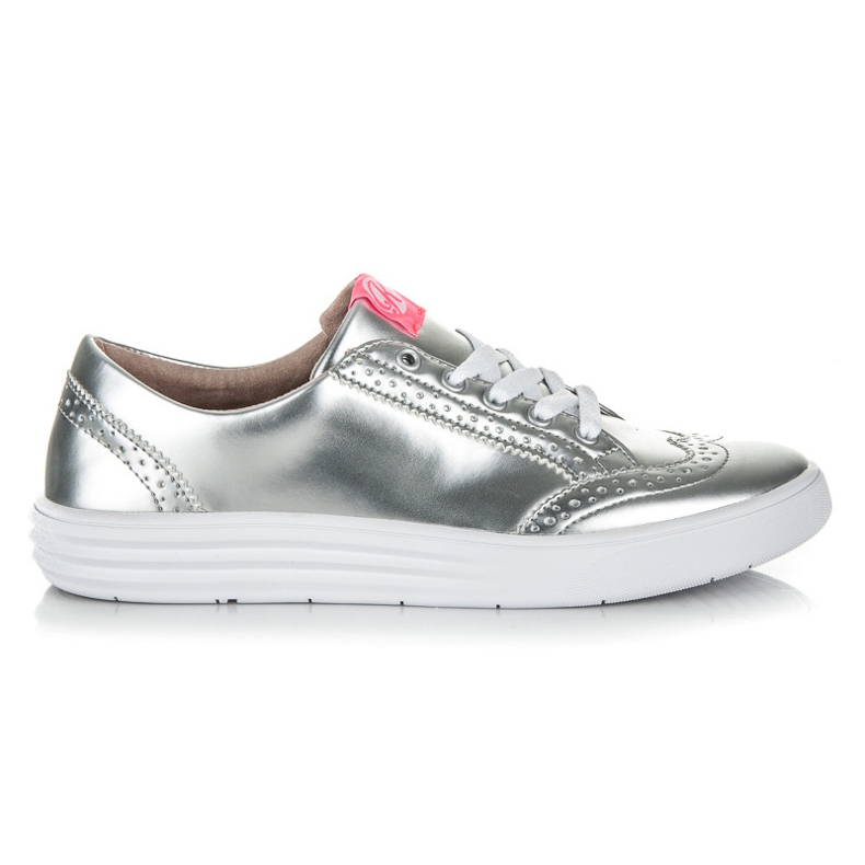 Zapatillas Kylie plateadas gris 2