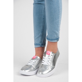 Zapatillas Kylie plateadas gris 6