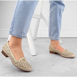 M.Daszyński W SAN35 zapatos calados dorados 5