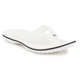 Flip-flops para hombres Crocs Crocband Flip 11033-100 blanco 1
