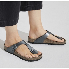 Birkenstock unisex blip flip -flops azul 3