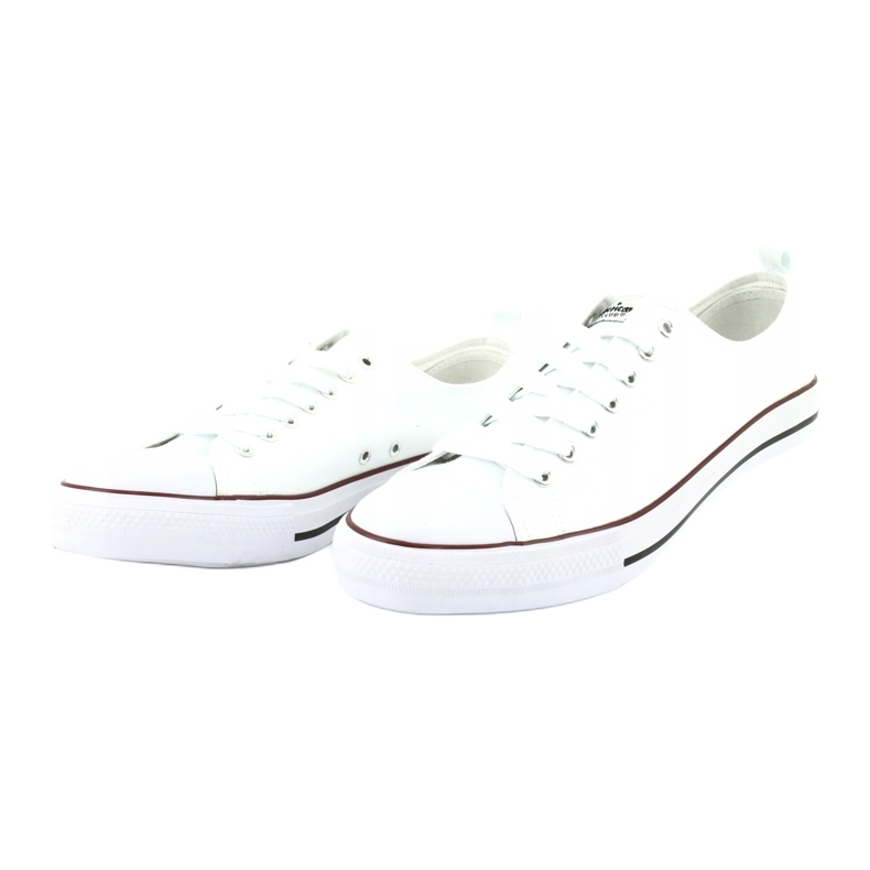 American Club Zapatillas clásicas de hombre American LH36, blanco 2