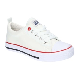 American Club Zapatillas de zapatillas LH25 American LH25 americanas americanas para niños atados blanco 1 American Club Zapatillas de zapatillas LH25 American LH25 americanas americanas para niños atados blanco 1