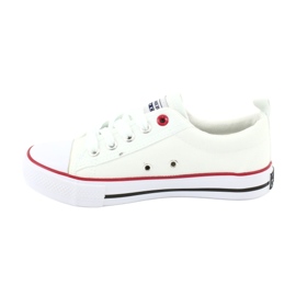 American Club Zapatillas de zapatillas LH25 American LH25 americanas americanas para niños atados blanco 2 American Club Zapatillas de zapatillas LH25 American LH25 americanas americanas para niños atados blanco 2