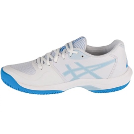ASICS Juego FF Clay/OC 1042A282-100 Zapatos de tenis blanco 1