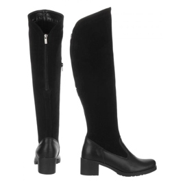 Olivier Botas de abrigo Agnes Con Licem negro 3