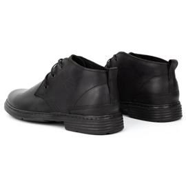 Polbut Botas de cuero para hombre 191D negro 6
