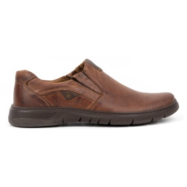 Joker Zapatos de cuero para hombre 507J marrón 1