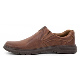 Joker Zapatos de cuero para hombre 507J marrón 2