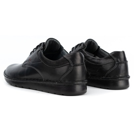 Kampol Zapatos casual hombre piel 13/27 cara negra negro 7