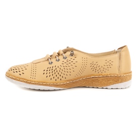 WASAK Zapatos mujer piel calada 0626W safari beige 2