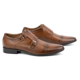 Olivier Zapatos formales de piel Monki 306LU marrón 2