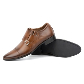 Olivier Zapatos formales de piel Monki 306LU marrón 3