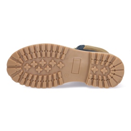 Polbut Zapatos de cuero para mujeres azul marino de mujeres 5-0739-028 4