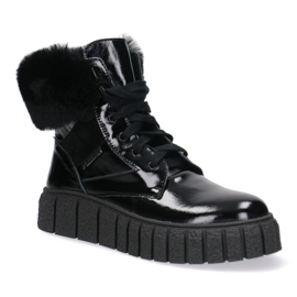 Pieles de cuero para mujeres Pollonus Black Arma 5-1574-001 negro 5