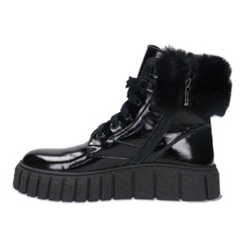 Pieles de cuero para mujeres Pollonus Black Arma 5-1574-001 negro 6