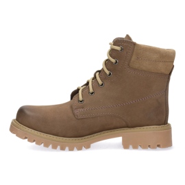 Polbut Pollonus Cappuccino Women's Leather Shoes 5-0739-029 2