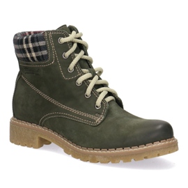 Polbut Botas de cuero sólido Pollonus Green 5-0739-007 verde 1