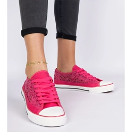 Zapatillas de zapatillas para mujeres rosas 1