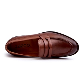 Mocasines Hombre Piel Zazoo 1570/1 Marrón 1 Mocasines Hombre Piel Zazoo 1570/1 Marrón 1