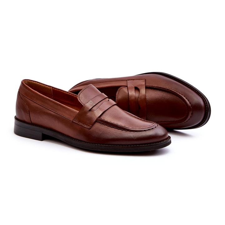 Mocasines Hombre Piel Zazoo 1570/1 Marrón 2 Mocasines Hombre Piel Zazoo 1570/1 Marrón 2
