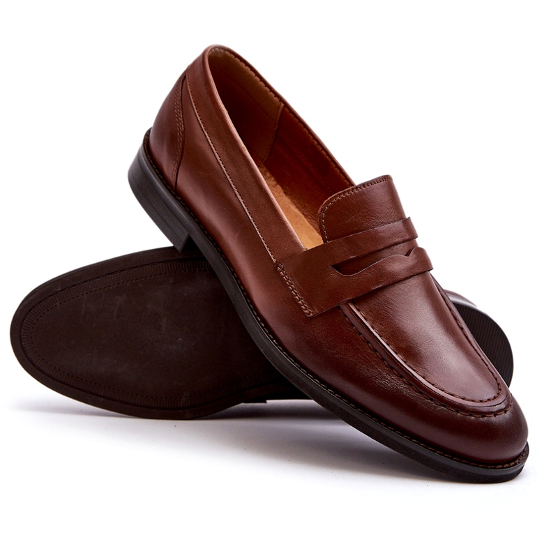 Mocasines Hombre Piel Zazoo 1570/1 Marrón 4 Mocasines Hombre Piel Zazoo 1570/1 Marrón 4