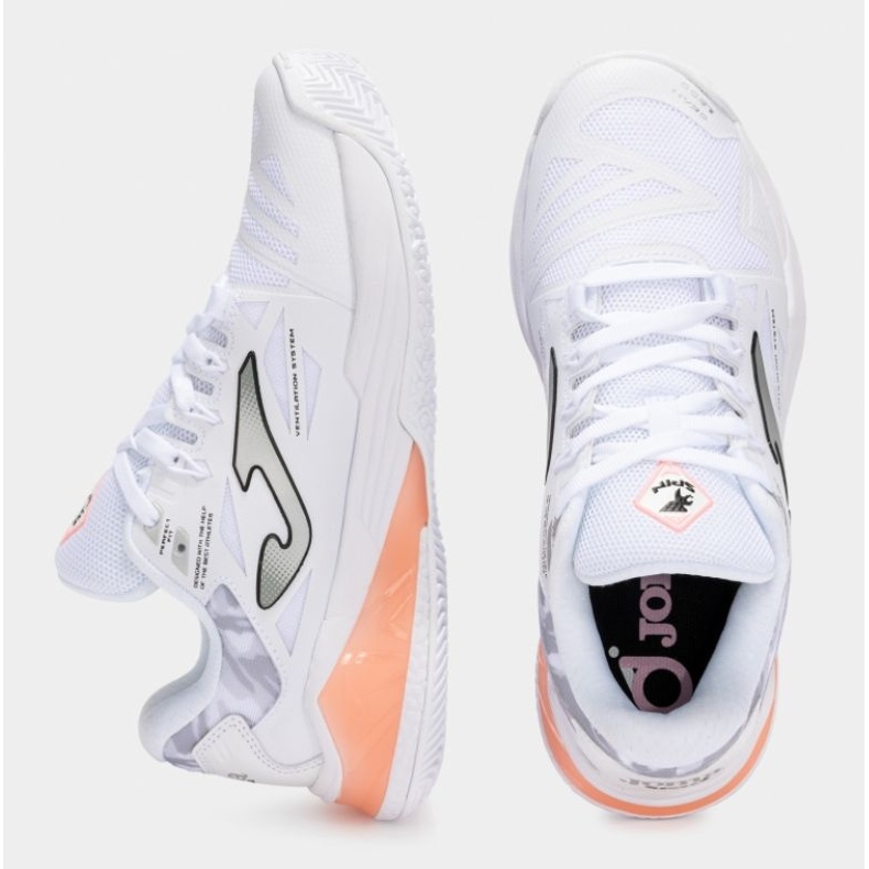 Tenis zapatos joma spin dama 2502 tspils2502om blanco 1