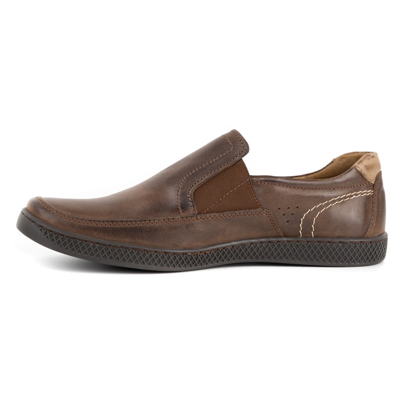 KOMODO Mocasines de hombre 912 marrón oscuro 2