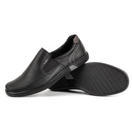 KOMODO Mocasines negros de hombre 912 6