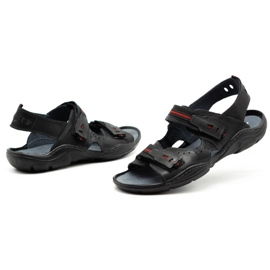 Mario Pala 448 sandalias de hombre negras negro 8