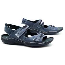 Mario Pala 448 sandalias hombre azul marino 3