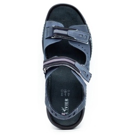 Mario Pala 448 sandalias hombre azul marino 8