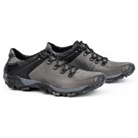 KENT Zapatillas trekking hombre 116 gris 4