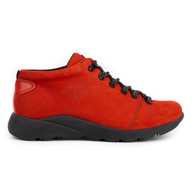 ButBal Zapatillas de trekking mujer 674BB rojo 1
