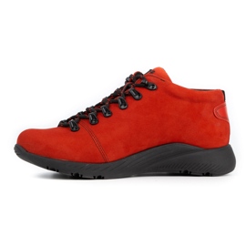 ButBal Zapatillas de trekking mujer 674BB rojo 4